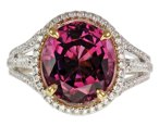 Rhodolite Ring